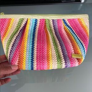 Stephanie Johnson Multicolor Striped Cosmetic Bag